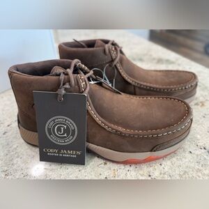 CODY JAMES MEN'S LOW CUT CASUAL DRIVER WORK SHOES - COMPOSITE TOE ( NWT )